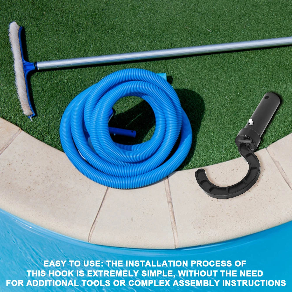 Hook for All Robotic Pool Vacuum Cleaner Pool Hooks Accessory Hook for Telescopic Poles for Above Ground Pool Oasis Select