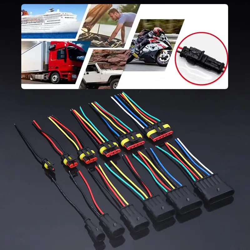 1-6 Pin Male/Female Electrical Connector Kit, 18AWG, Quick Disconnect Socket for Truck, Car Rapid Wiring Solutions Oasis Select