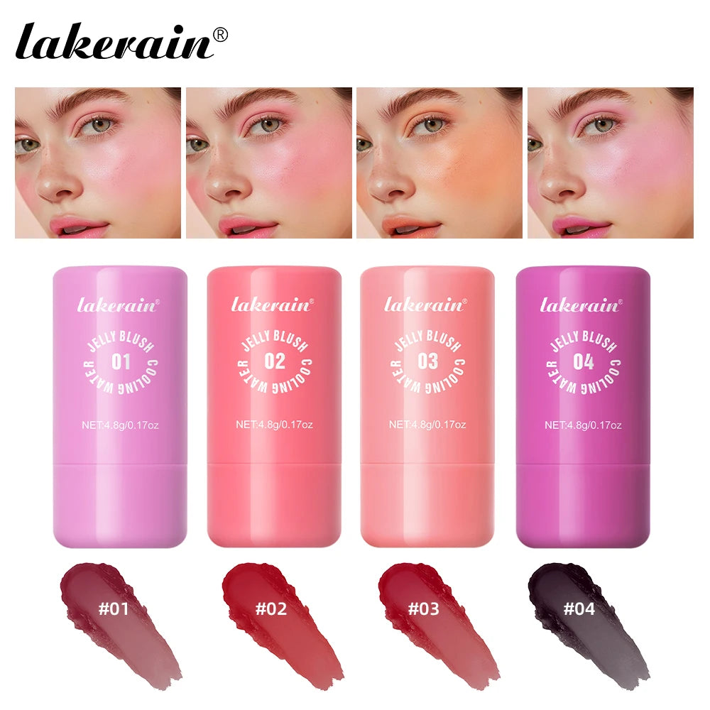 Milk Jelly Tint Stick Water Jelly Lip Gloss Sheer Cheek Stain Cooling Feel Natural Tint Multi Use Makeup Oasis Select