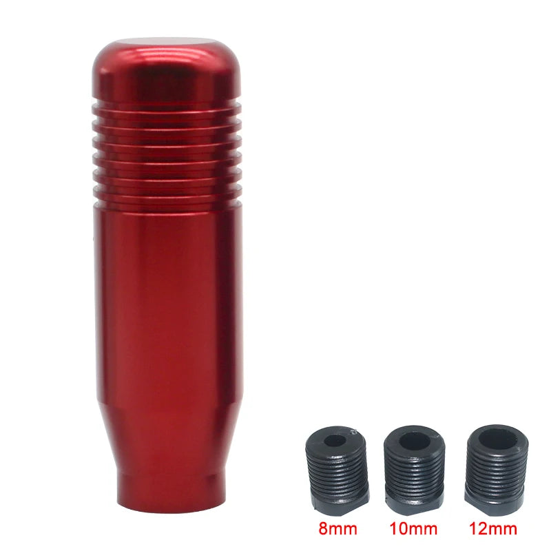 Universal 8.5cm Car Gear Shift Knob Stick Manual Transmission Aluminum Extended Gear Shifter Gear Head Knob Auto Accessories Oasis Select Red