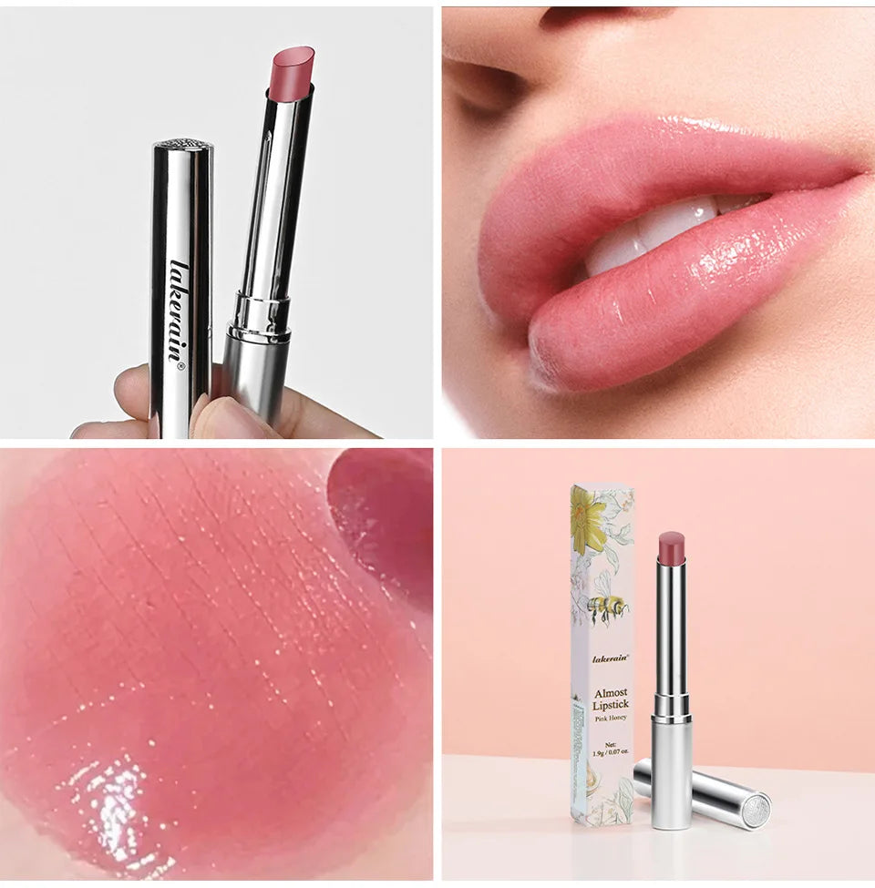 Pink Honey Lipstick Tinted Lip Balm in Black /Raw Honey Powerful Lip Repulper Remove Dark Lips Lipbalm Exfoliating for Lips Oasis Select