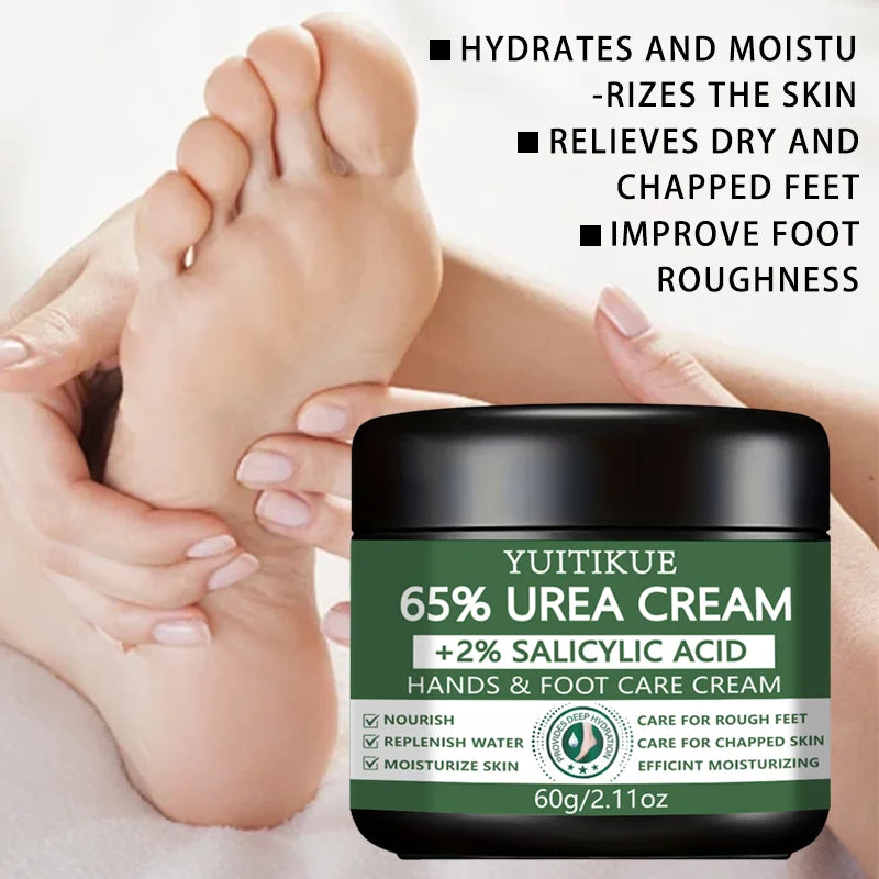 65% Urea Foot & Hand Cream – Cracked Heel Repair 60g