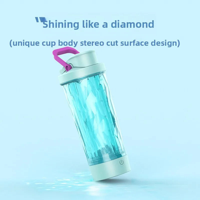 Electric Protein Shaker Bottle – Portable USB Mixing Cup