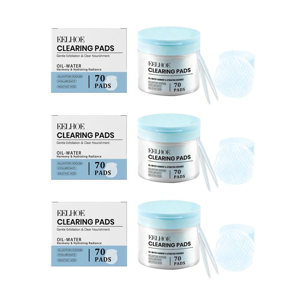 Salicylic Acid Cotton Pads Exfoliating Pore Cleansing Soothing Oil Control Acne Treatment Facial Daily Toner Pads with Tweezers Oasis Select 3 Sets