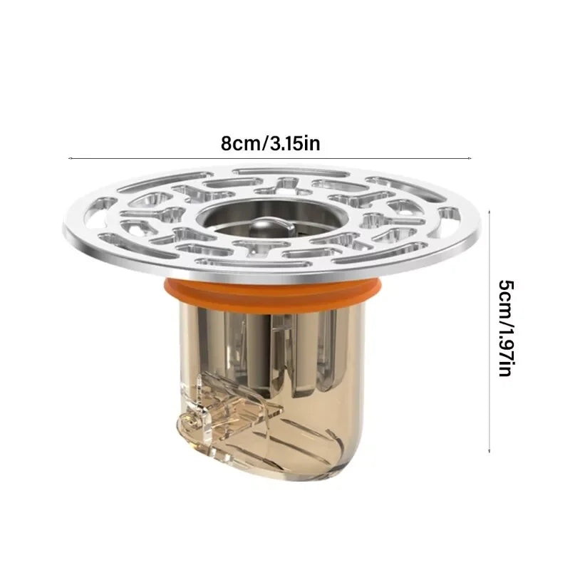 Magnetic Self-Closing Floor Drain Core – Odor & Hair Blocker