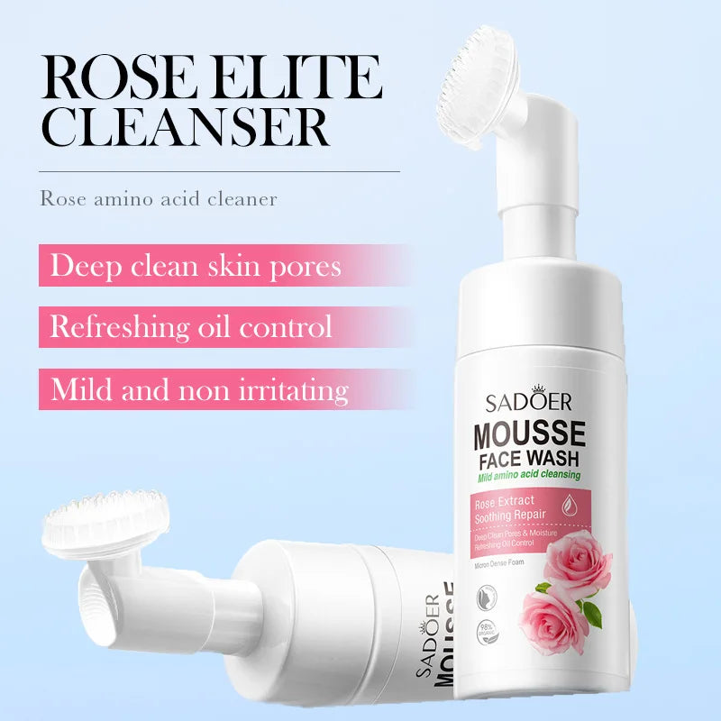 SAODER Fruit Foam Facial Cleanser – Korean Moisturizing Wash Foam Facial Cleanser Oasis Select