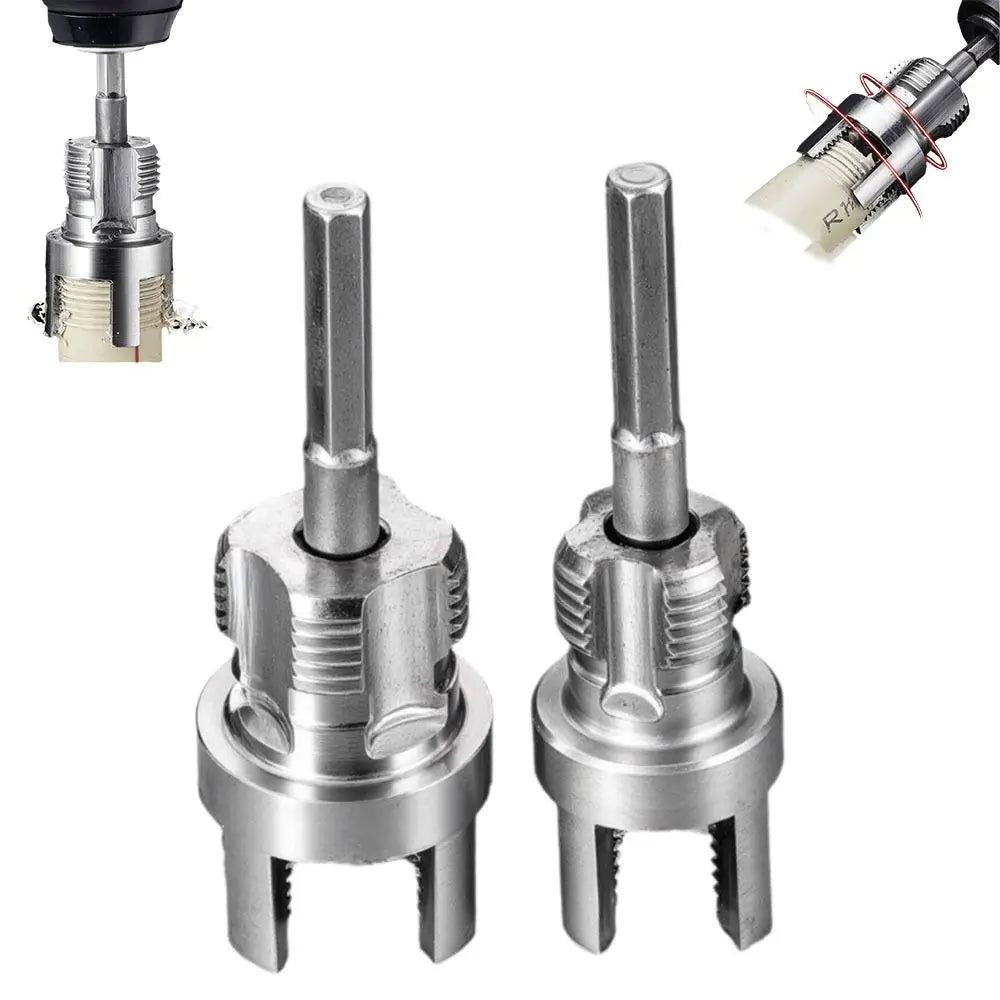 4/6 Points PVC Pipe Threader Kit Internal/External Thread Fast PPR Water Pipe Opener Tap Thread Tap Waterpipe Tapping Tool Oasis Select