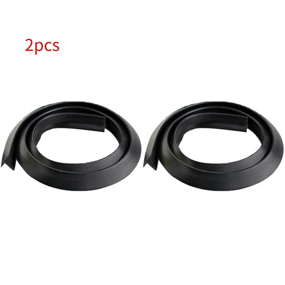 Car Splash Guard Fender Flare Extension Wheel Eyebrow Moulding Trim Wheel Arch Strip Extenders Trim Strip Stick out Edge SUV Oasis Select 2pcs