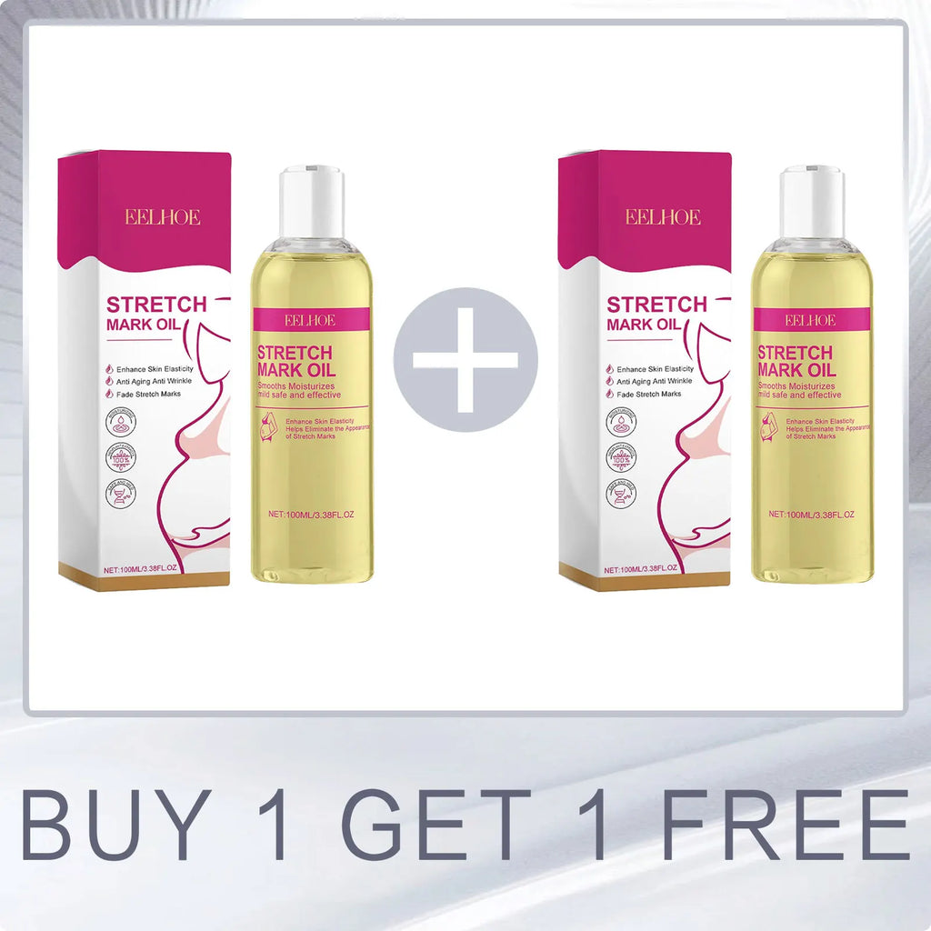 EELHOE Vitamin E Skin Care Oil Remove Pregnancy Stretch Marks Postpartum Care Elastic Skin Firming Collagen Body Care Oil 100ml Oasis Select Buy 1 for 1 Free