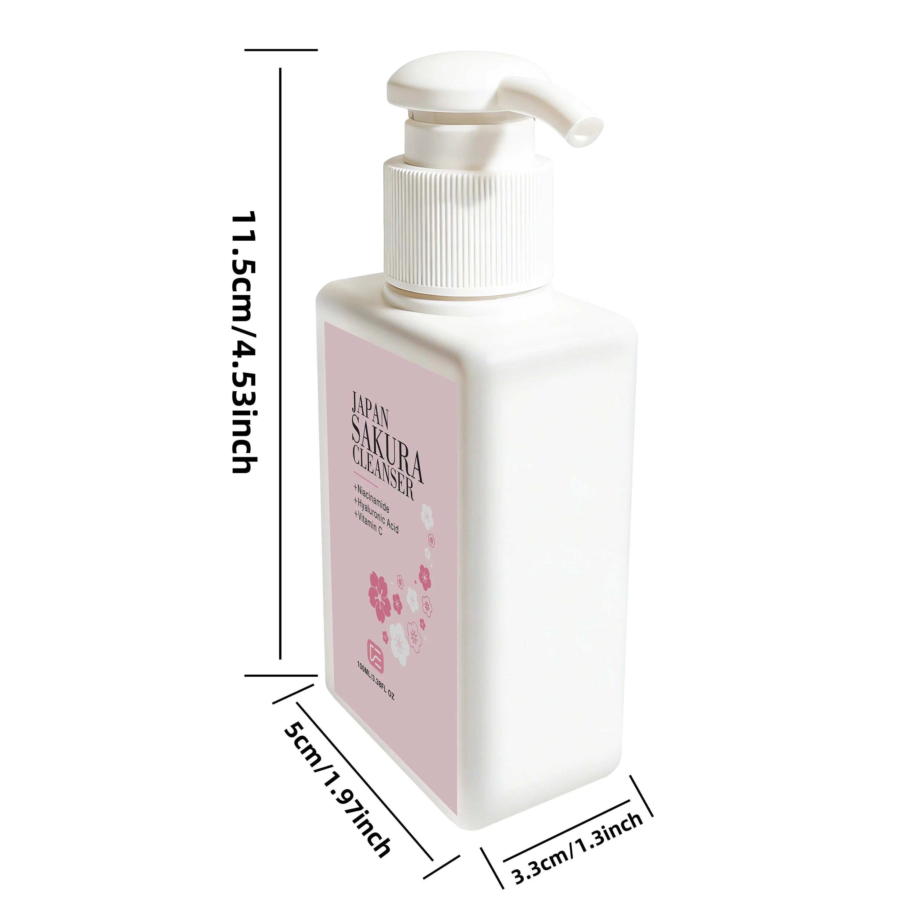 veérenae Japan Sakura Facial Cleanser 2pc – All Skin Types Facial Cleanser Oasis Select 2pcs 100ml