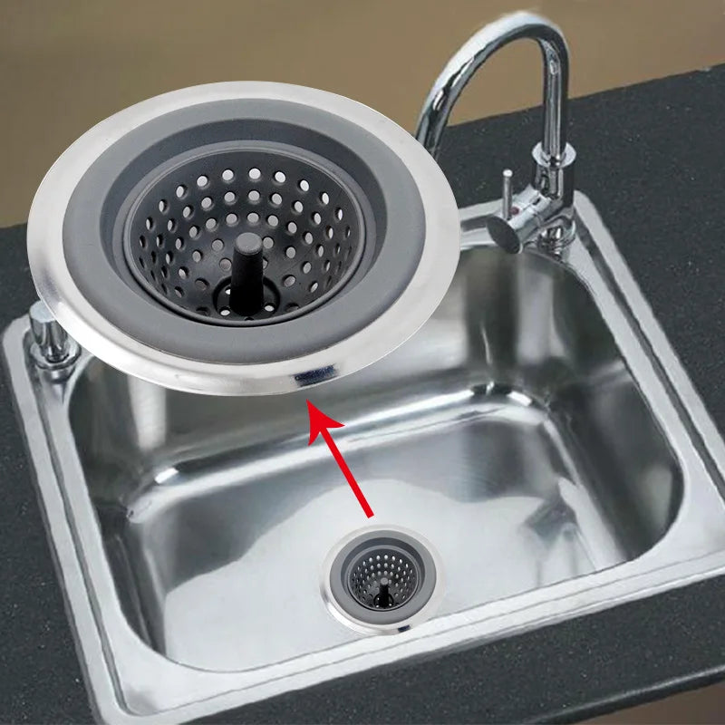 Kitchen Silicone Sink filter Sewer Anti-Clogging food Waste Strainer Hair Catcher Water Stop Stopper for Bathroom Accessories Oasis Select