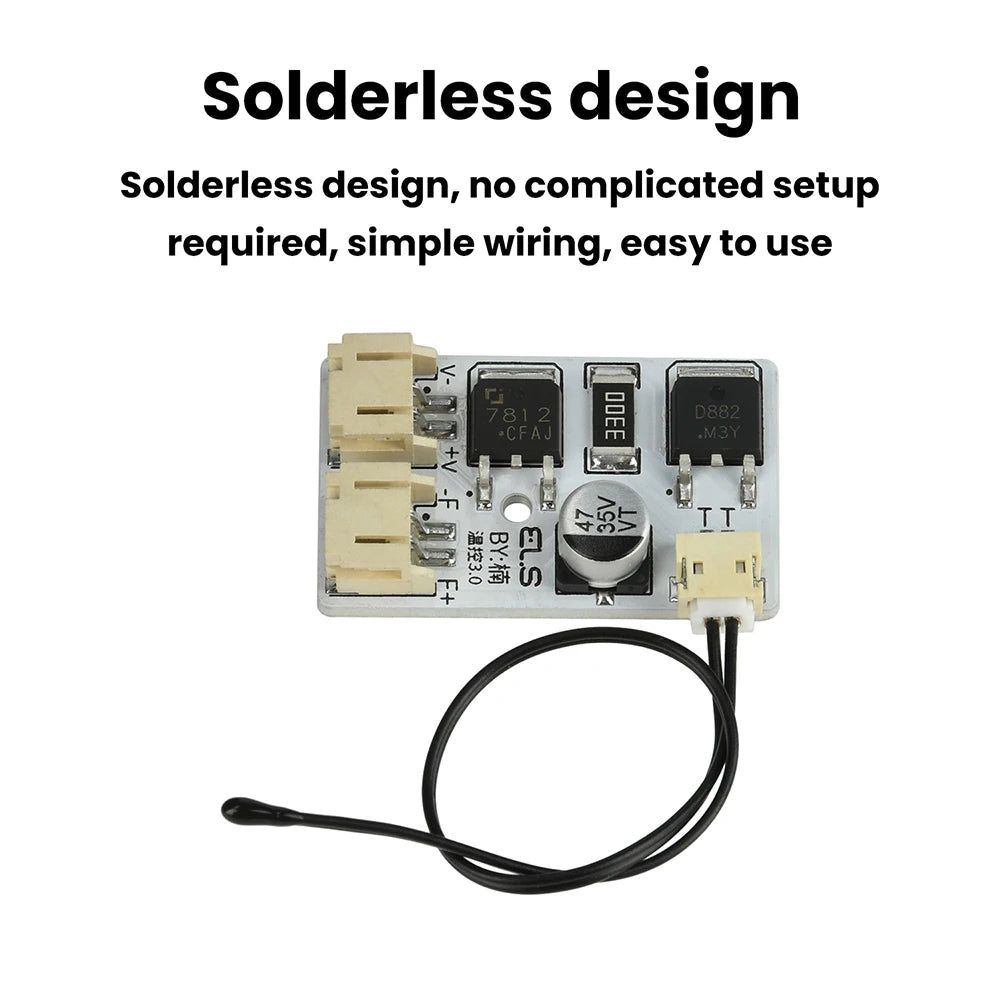 DC Fan Controller Temperature Control Board DIY Automatic Speed Regulator For LED Fan Controller Temperature Control Board Oasis Select