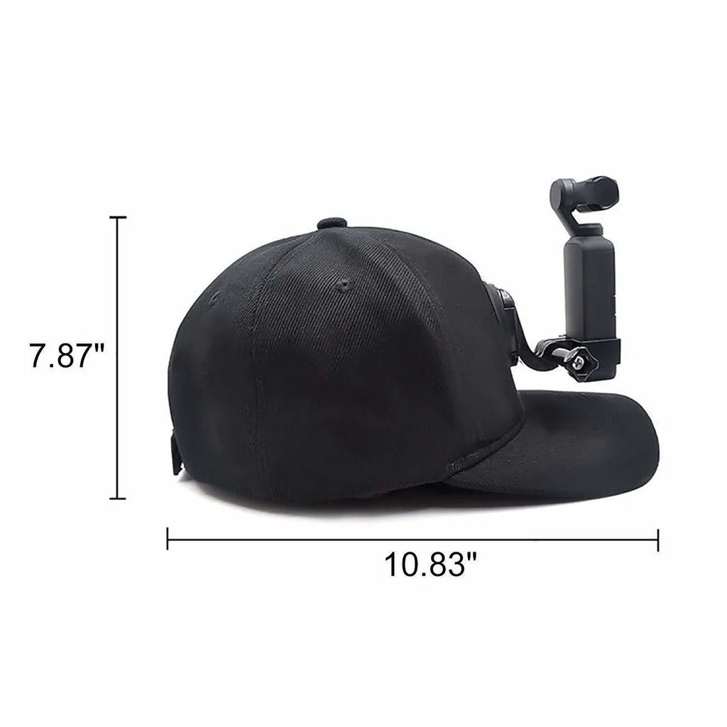 Baseball Cap Action Camera Mount – GoPro, DJI & Insta360