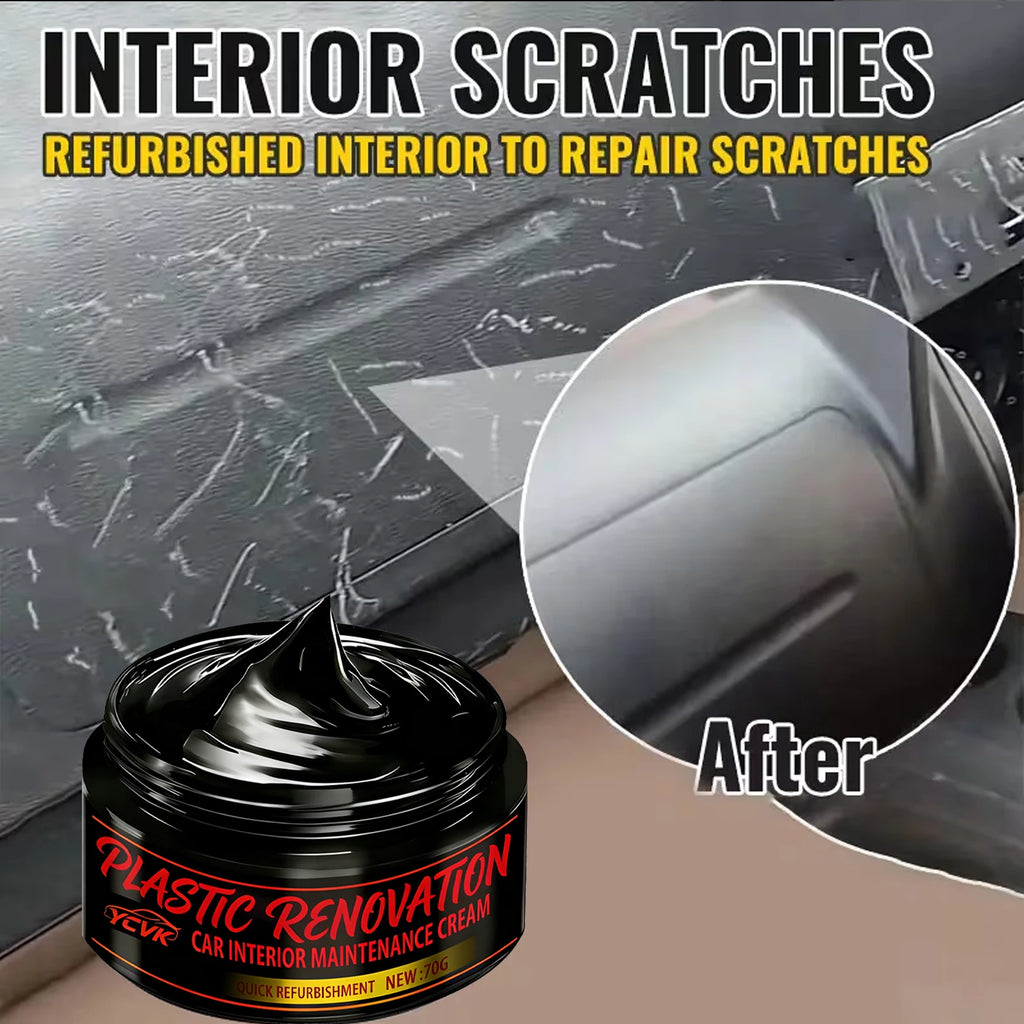 Car Interior Plastic & Leather Restorer Cream 70g | Dashboard Interior Restorer Cream Oasis Select