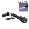 USB 5V Led Spot Light 1W 3W Surface Mounted Cabinet Showcase Counter Jewelry Lamp Rotatable Angle Ceiling Mini Spotlight Downlig Oasis Select X123-purple