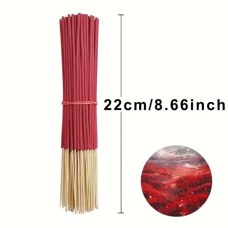 Wholesale 20Packs Dragon Blood Incense Sticks - Natural Lavender Scent, Handmade Bamboo Incense Sticks，Suitable for Outdoor Use Oasis Select