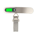 50KG/110LB Luggage Weighing Scale Electronic Digital Scale Travel Portable Hanging Scales Oasis Select Silver