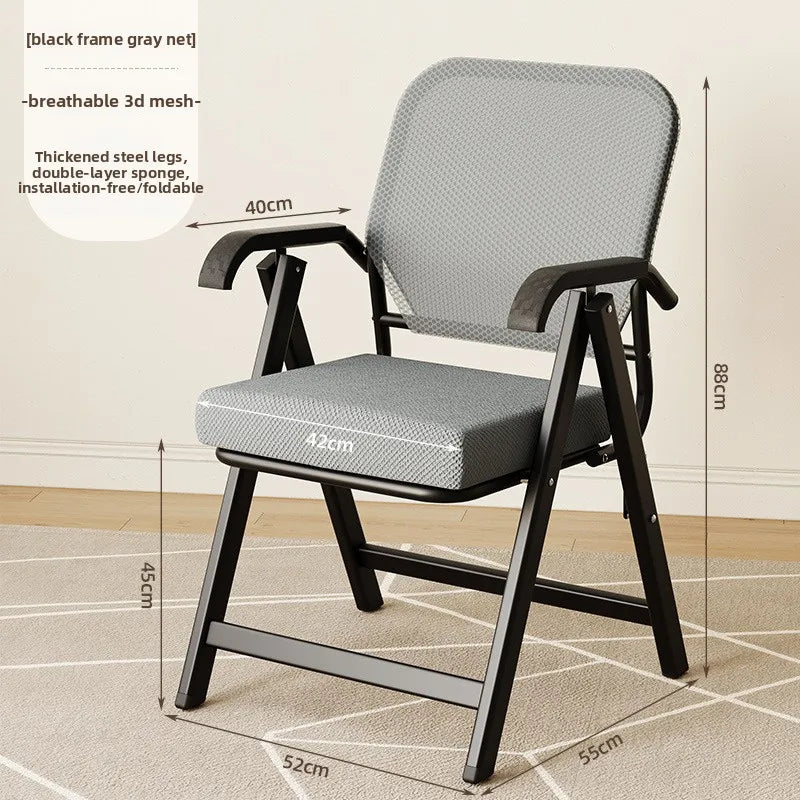 Office Chair Computer Chair Learning Chair Training Chair Folding Chair Conference Chair Desk Chair Backrest Stool Chair Oasis Select Gray-3D net