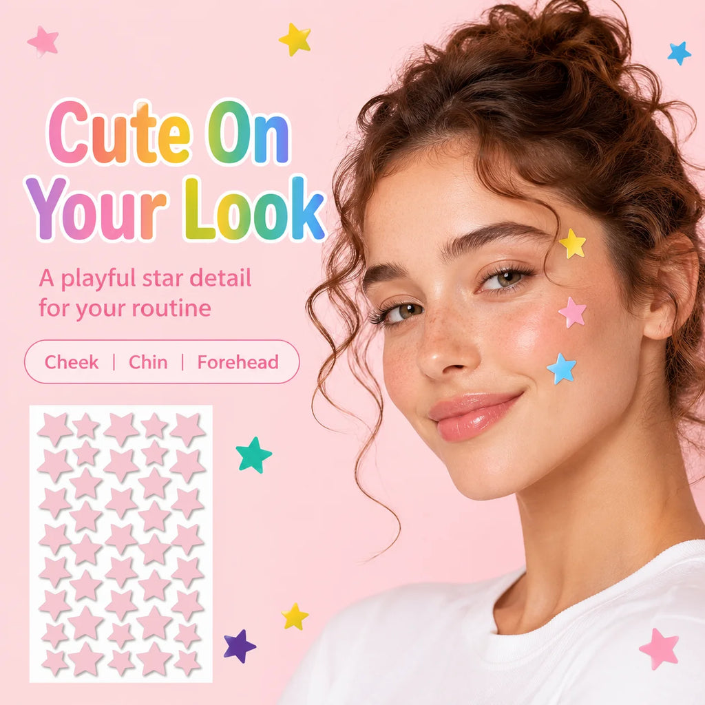 Star shaped acne patch, quick absorption of pus, gentle skincare, good for covering blemishes Oasis Select