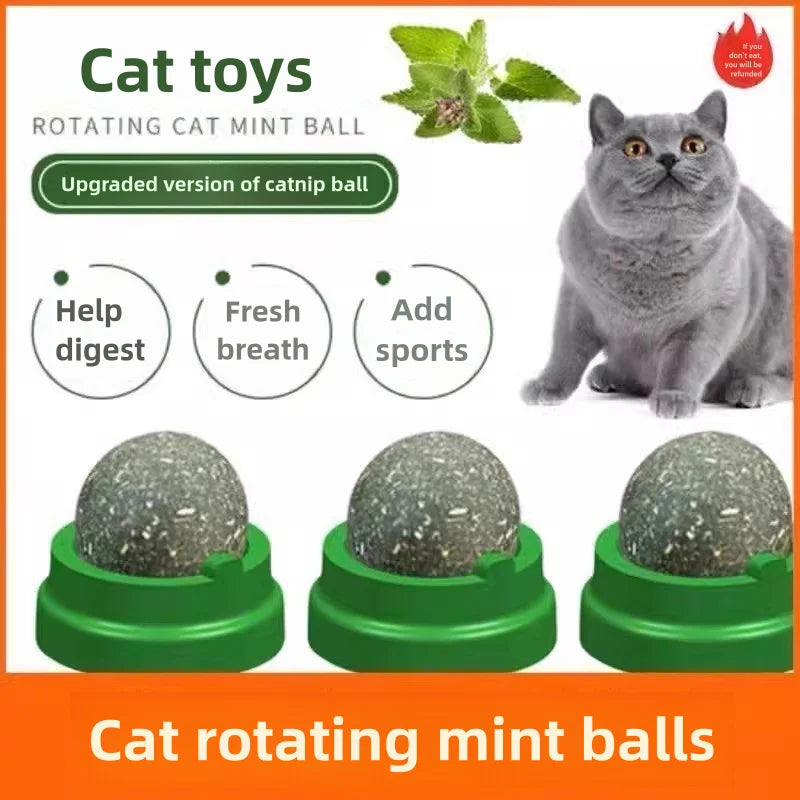 Catnip ball cat toy Self-amusement kitten supplies Catgrass ball teething stick Magic wand Tease cat stick Oasis Select