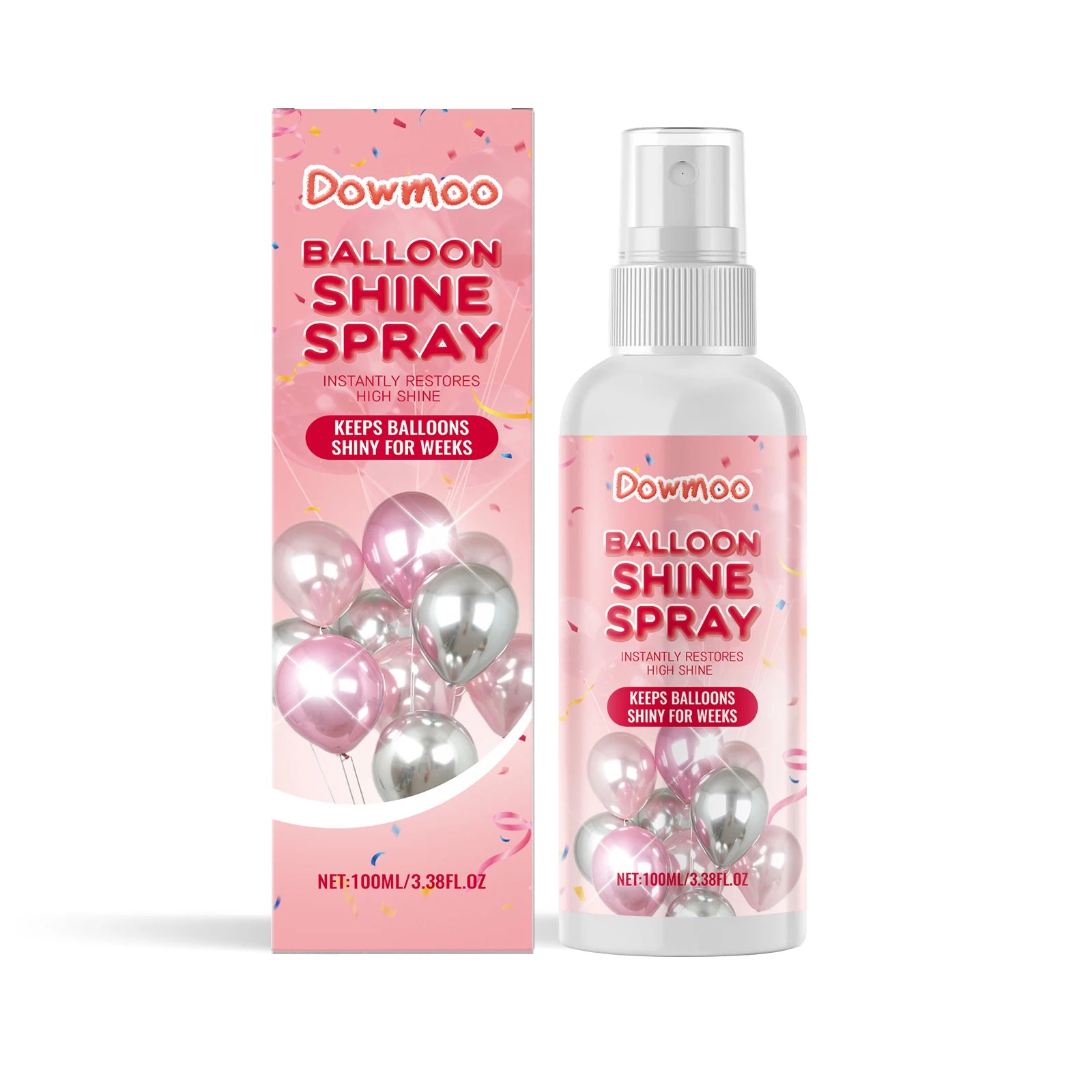Balloon Shine Spray Lights Up Party Atmosphere Decorations Enhances Balloon Color Gloss Event Atmosphere Party Decorations Oasis Select 100ml