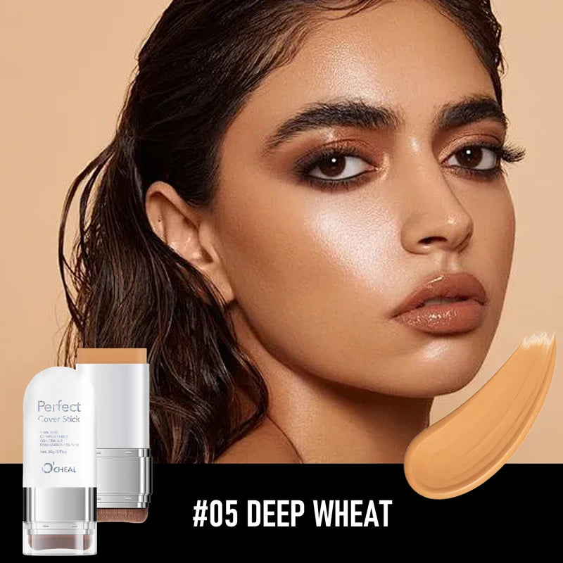 O'CHEAL Perfect Cover Stick – Waterproof Concealer Foundation Concealer Foundation Stick Oasis Select 05 Deep Wheat 20g