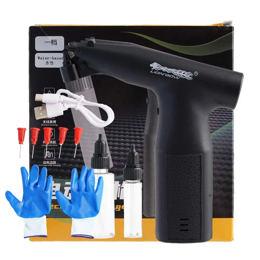 Rechargeable Electric Spray Paint Gun for Cars & Furniture Electric Paint Sprayer Oasis Select Black