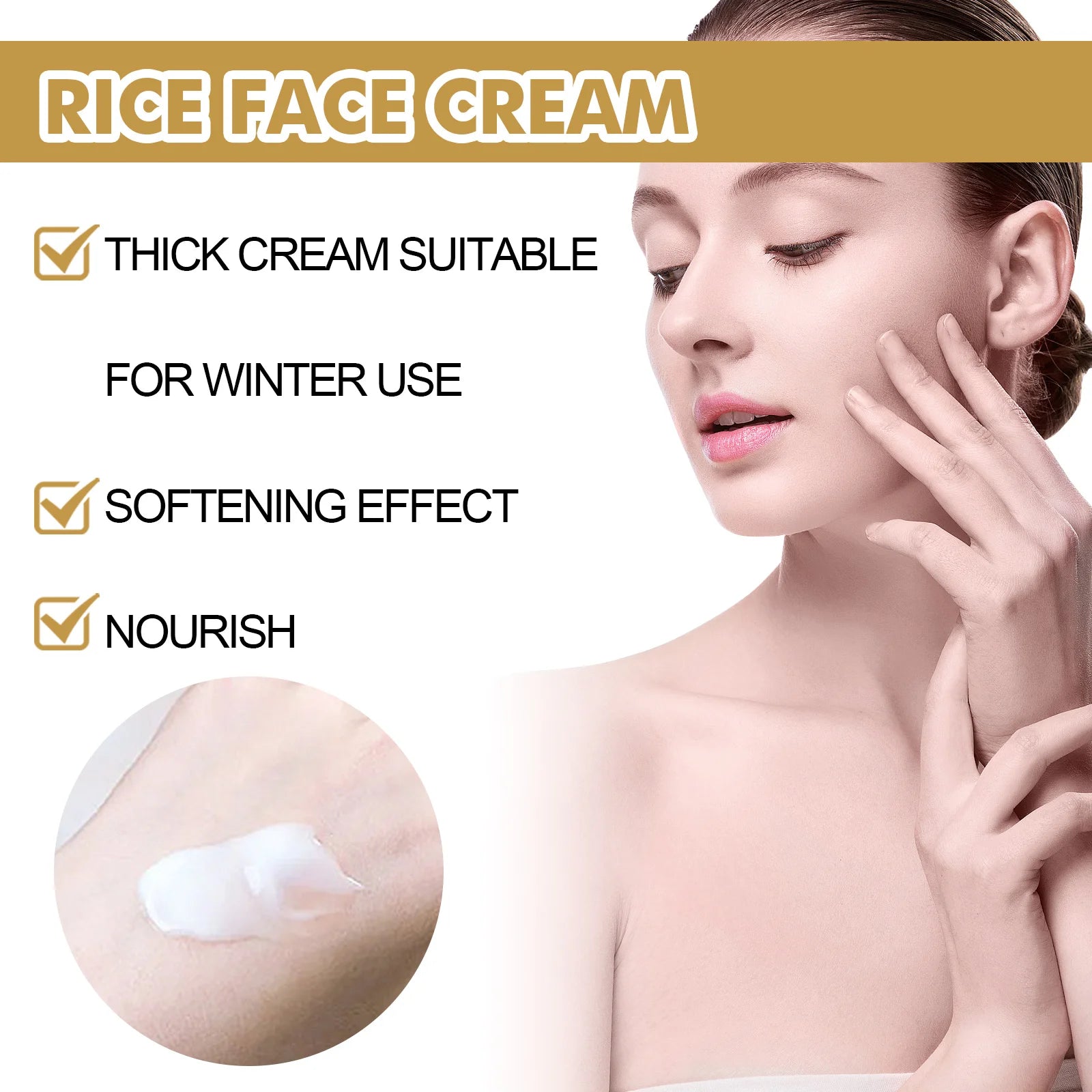 EELHOE White Rice Face Cream – Brighten, Firm & Hydrate Brightening Face Cream Oasis Select
