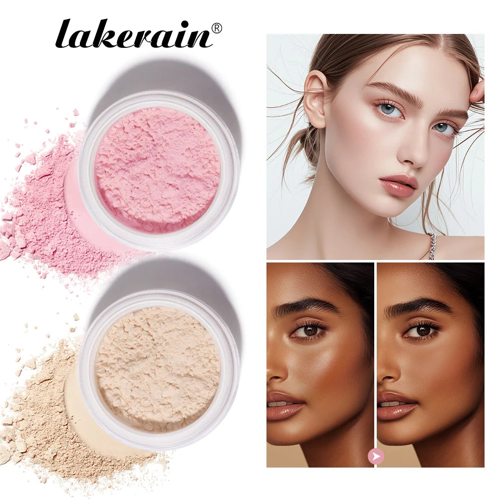 Loose Setting Powder Matte Soft Transparent Long Lasting Oil Control Makeup Pore Minimizing Setting Powder Lightweight Cosmetics Oasis Select
