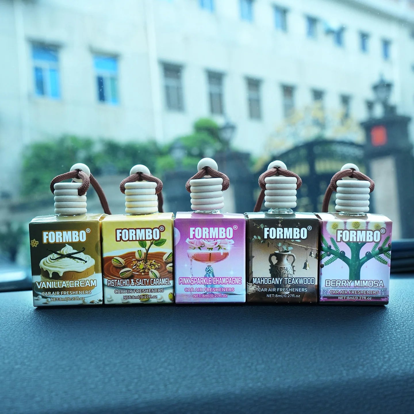 FORMBO Car Air Freshener – Long-Lasting Floral Scent Car Air Freshener Oasis Select