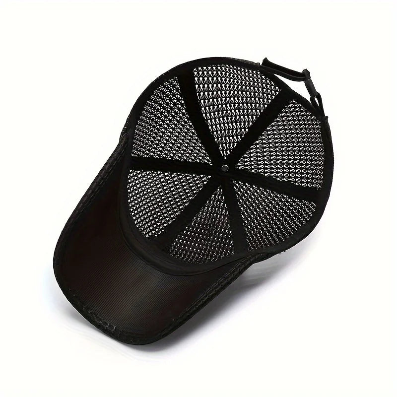 Breathable Mesh Baseball Caps - Adjustable, Quick-Drying, Casual Trucker Hats for Men & Women, Perfect for Summer Outdoors Oasis Select