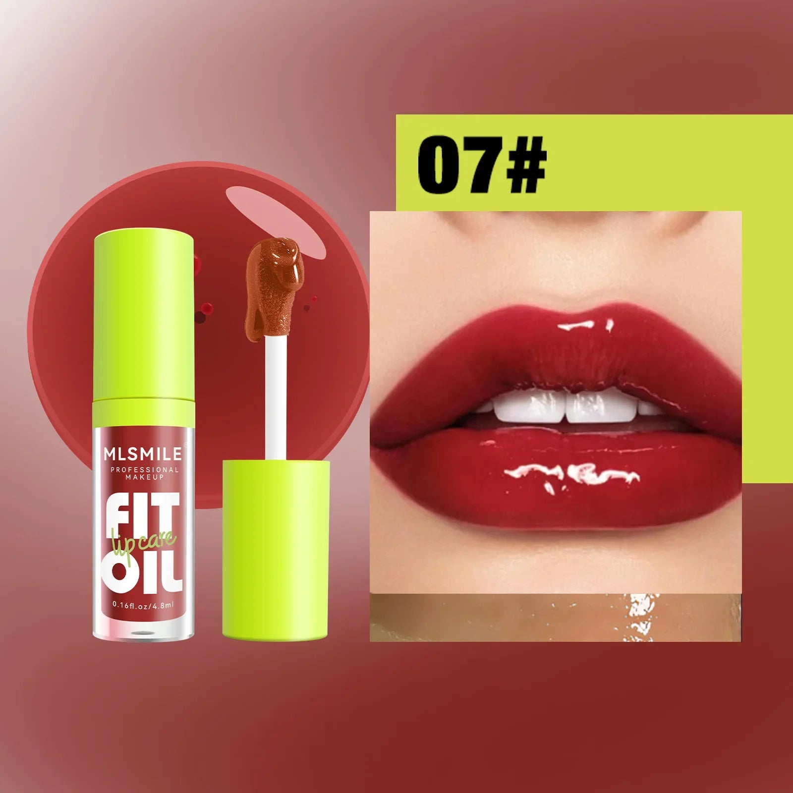LAIKOU 8-Color Liquid Matte Lip Gloss – Waterproof & Hydrating