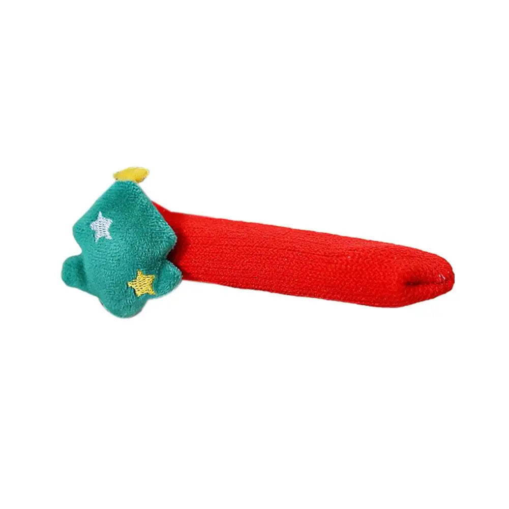NEW Christmas Decorations Door Handle Covers with Hanging Bells Soft Christmas Decors Xmas Pendant For Festives Accessories Oasis Select Christmas tree