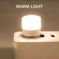 1/2/3/5/10Pcs USB LED Plug Lamp Super Bright Eye Protection Bulbs USB Book Lights Computer Mobile Power Charging LED Night Light Oasis Select Warm light 5PCS