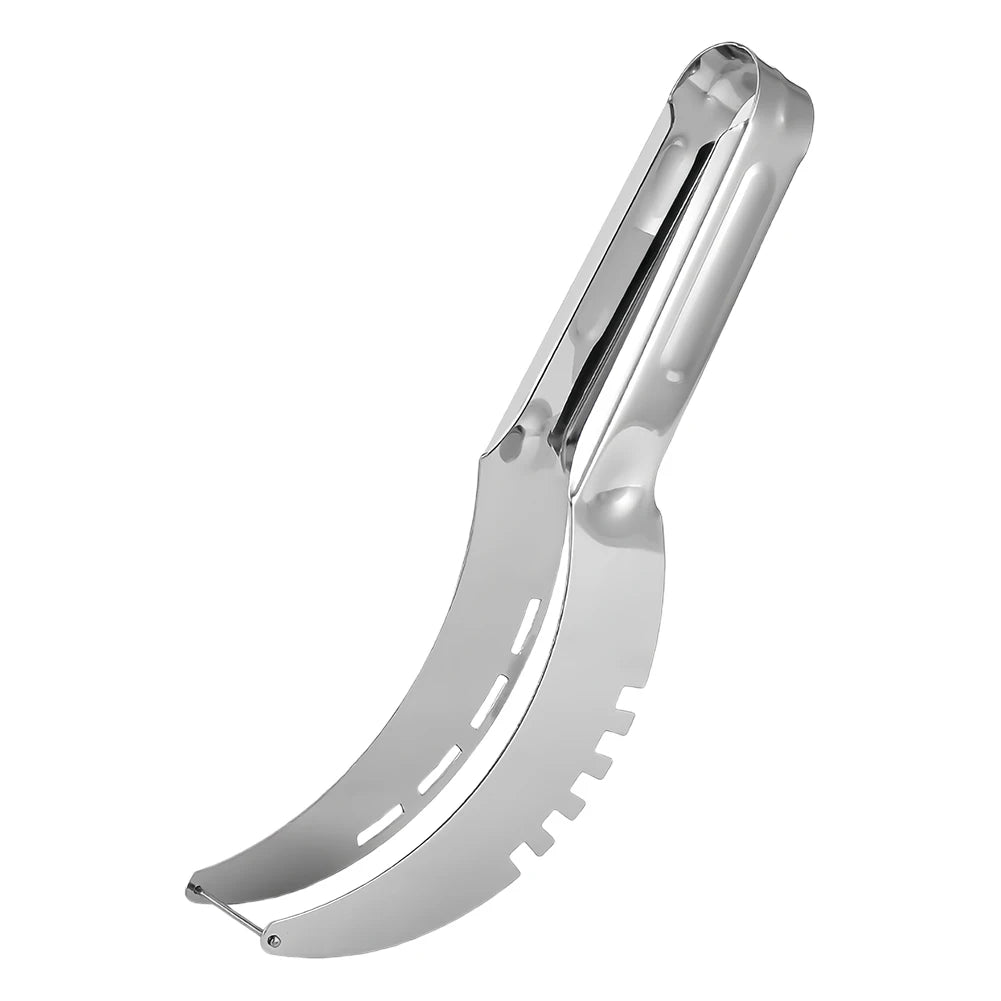 Stainless Steel Safe Efficient Watermelon Slicer Server with Non-Slip Handle Fruit Slicer Cutter Fruit Corer Cutter Fruit Tools Oasis Select Silver United States