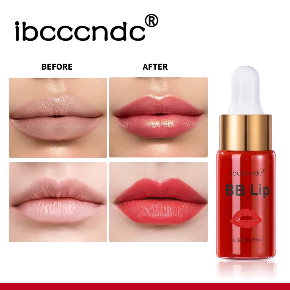 BB Lips Ampoule Serum Starter Set Semi-Permanent BB Lip Gloss Tinted Pigment Lasting Moisturizing For Lip Care Glow Free Shiping Oasis Select