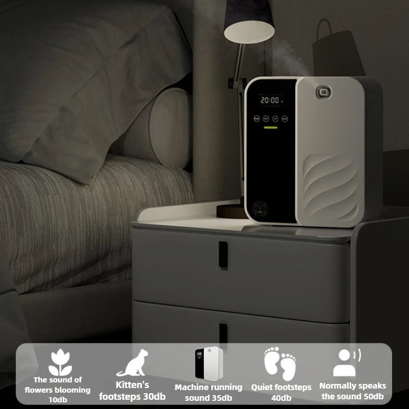 Intelligent Aromatherapy Machine Humidifier Bedroom Fresh Air Toilet Deodorization Fragrance 500ml Large Capacity Aroma Diffuser Oasis Select