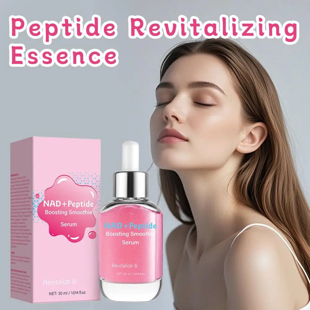 30ml Korean NAD+ Peptide Serum - 5 Ceramides Vegan Collagen, Hydrating Anti-Aging Serum for Revitalized Firm Skin Oasis Select