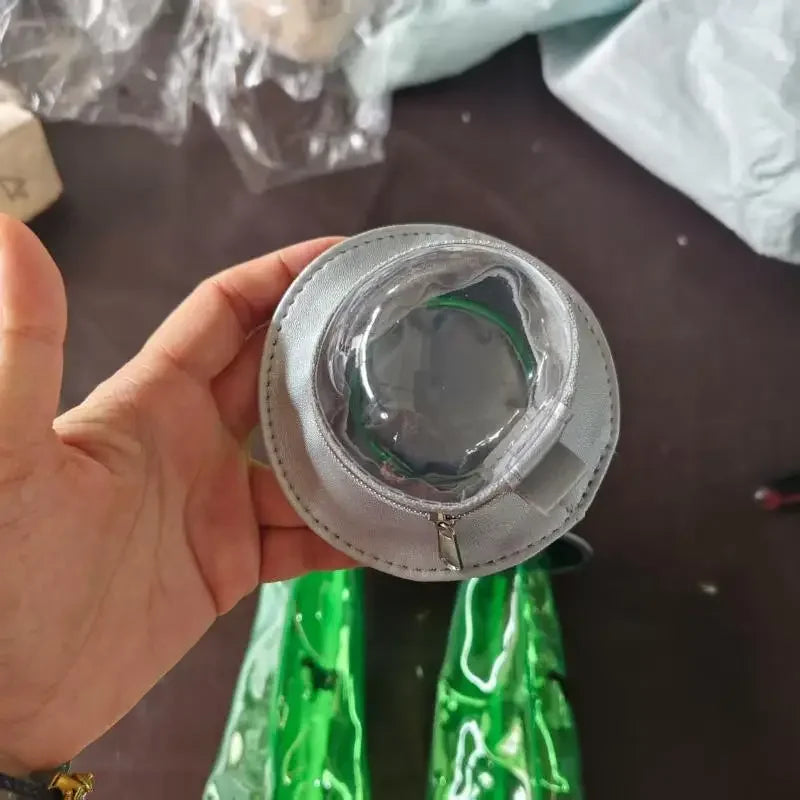 2025 New Japanese Ufo Pencil Case Funny Doll Storage Bag Student Transparent Large Capacity Stationery Bag Gift Oasis Select