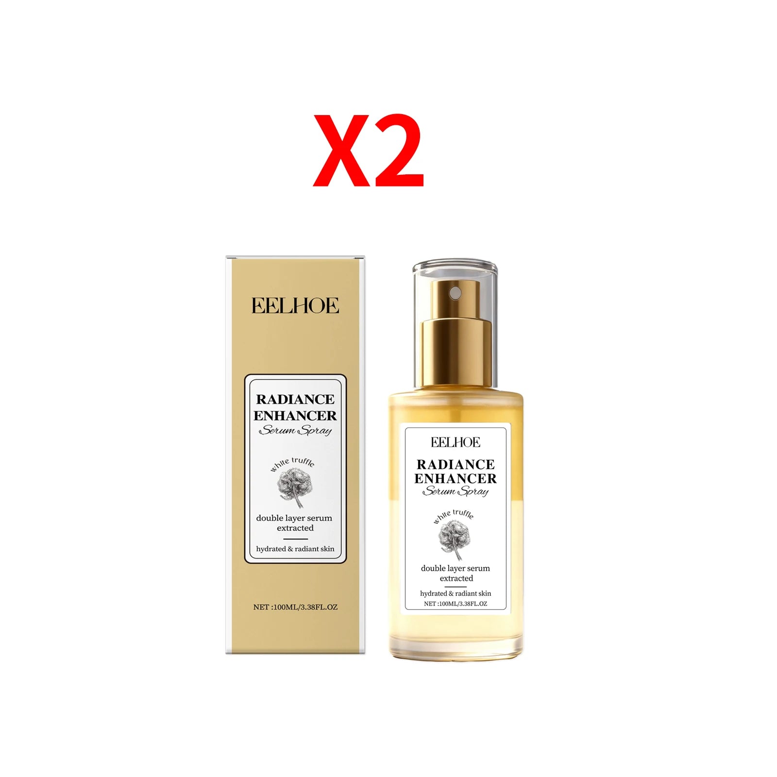 Eelhoe White Truffle Serum Spray – Brightening & Firming Face Serum Spray Oasis Select 2PCS