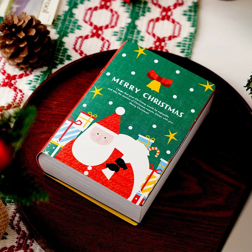 Christmas Magic Book Candy Gift Box | Santa Xmas Party Favor