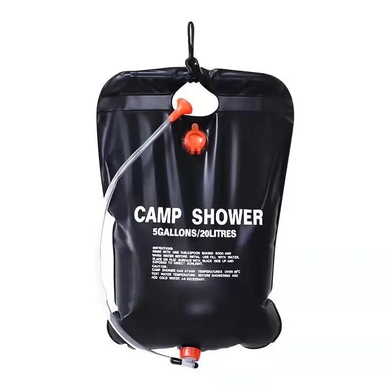 Outdoor Camping Bath Bag 20L Solar Hot Water Bag Outdoor Bath Shower Portable Shower Water Storage Bag Oasis Select