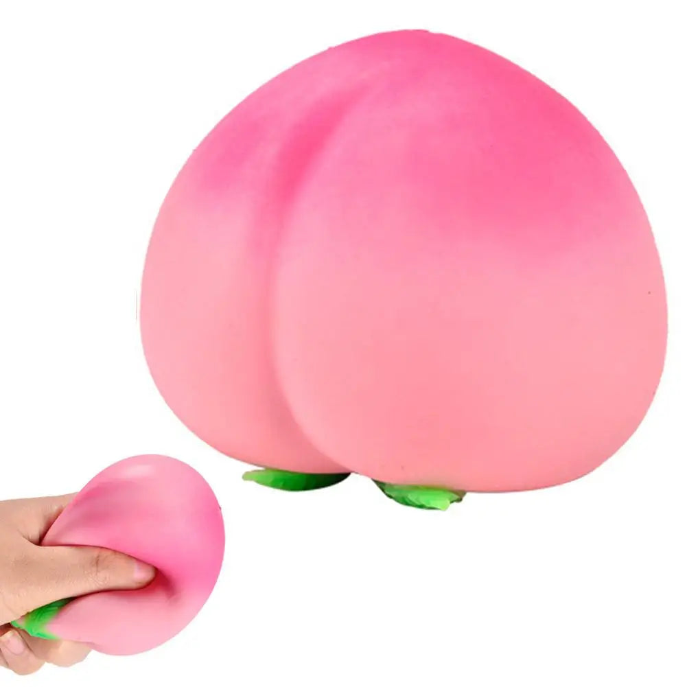 Pink Peach Slow Rising Squishy Stress Relief Toy | Squeeze Squishy Stress Toy Oasis Select Pink