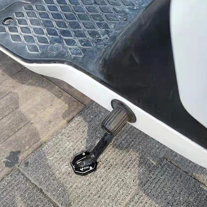 Universal Scooter Motorcycle Bike Kickstand Extender Foot Side Stand Extension Pad Support Plate Anti-skid Enlarged Base Oasis Select