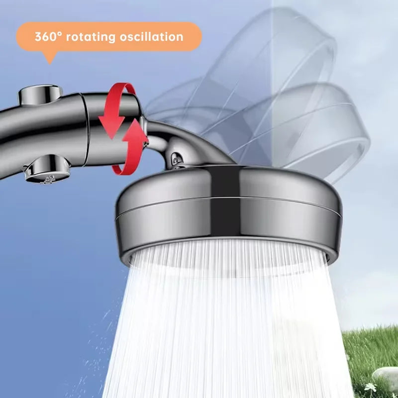 2-in-1 High Pressure Handheld Rainfall Shower Head | Water Saving