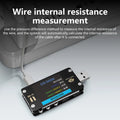 1.77 inch USB Tester Voltmeter Ammeter PD/QC2.0/QC3.0 Fast Charge Detection Voltage Current Capacity Power Tester DC 4-25V 6.5A Oasis Select Default Title