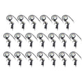 220Psi Auto Tire Pressure Gauge Pressure Gun Type For Air Compressor Car SUV Motorcycle Inflator Pump Tire Repair Tool Oasis Select Black-20pcs