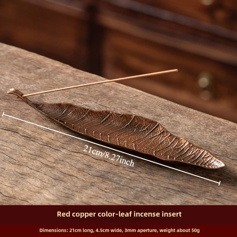 Creative Incense Holder Incense Holder Boat Old Men Fishing Japanese Style Incense Stick Burner Aromatherapy Ornament Home Decor Oasis Select bronze