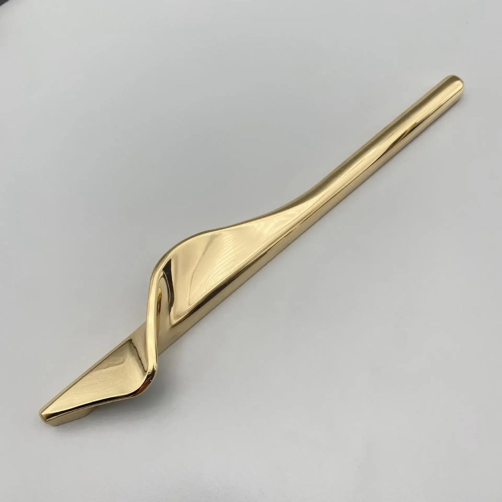 New Zinc Alloy Light Gold Gray Cabinet Door Drawer Handle Cabinet Door Handle Oasis Select 192MM pitch-gold