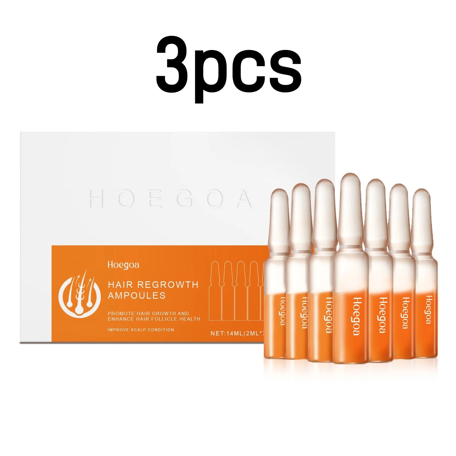 Hoegoa Hair Regrowth Ampoules – Scalp & Anti-Dandruff Treatment Hair Growth Serum Oasis Select 3 Boxed